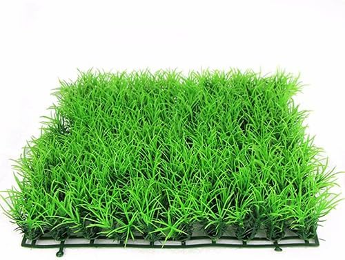 KaariFirefly Aquatic Lawn Aquarium Artificial Water Grass Plant Fish Tank Landscape Decoration Plastic Ornament - Green