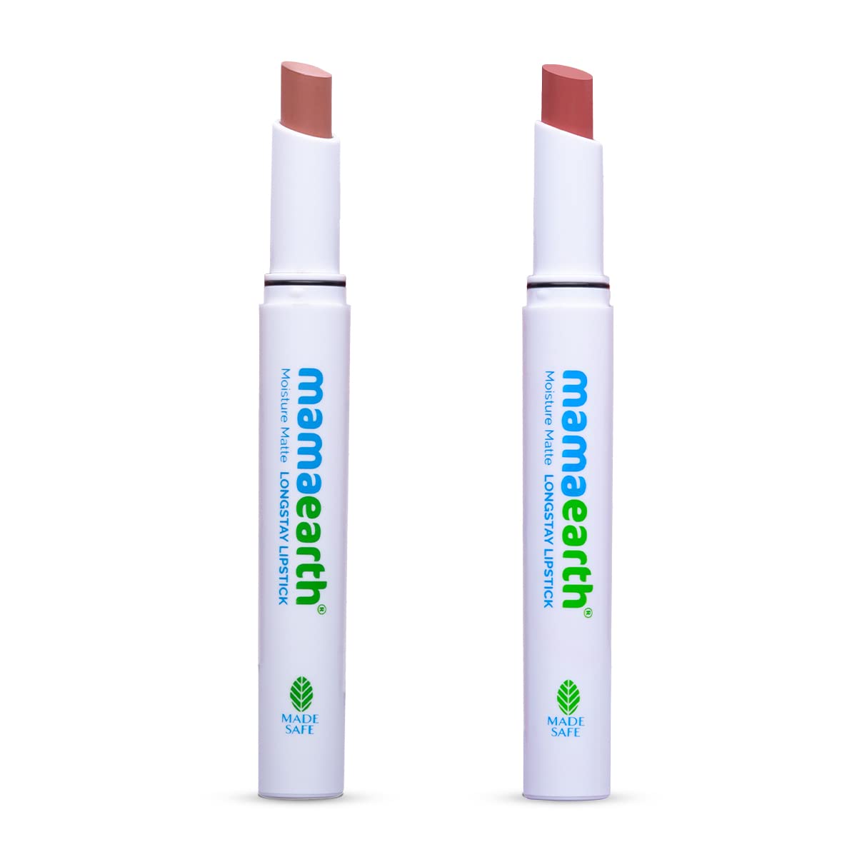 Mamaearth Moisture Matte Longstay Nude Lipstick Combo - 01 Carnation Nude & 04 Cinnamon Nude (2 g + 2 g)-image-29