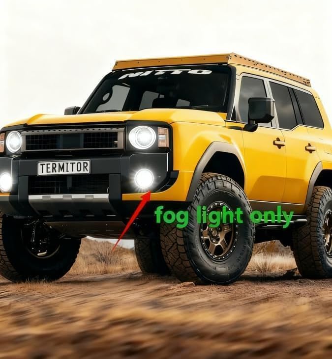 Termitor Latest H4/9003/HB2 Bulbs Hi/Low Beam, 50,000LM Brightness, 6500K Cool White, 1:1 Halogen Size Automotive Replacement H4 9003 HID Fog Lights, Plug-N-Play, IP68 Waterproof, Pack of 2