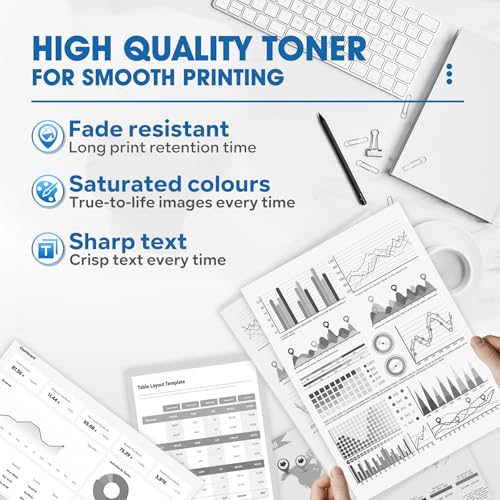 Image of Vihan TN-820 Black Toner Cartridge Replacement for Brother TN850 Toner Cartridge HL-L6200DW MFC-L5850DW HL-L5200DW MFC-L5700DW MFC-L5900DW Printer