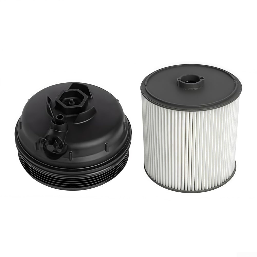 Kraftstofffiltergehäuse mit Abdeckkappe für Dodge für ram 1500 3.0L 20-23, 2500-5500 6.7L für cummins 19-24, Ersatz 68436631AA 68436815AA PF46152, Kunststoff dicht