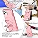 CHAOFEnG Designed for iPhone 13 Pro Case with Magnetic Stand [Military Drop Protection][Compatible with Magnet] Shockproof 13 Pro Phone Case with Ring Holder, Pink