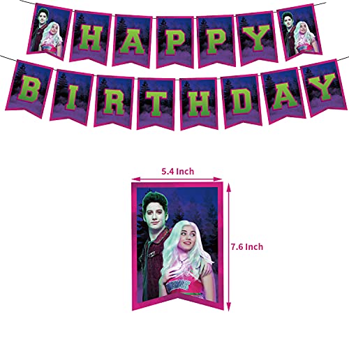 Zombies Birthday Party Supplies Zombies Birthday Decorations Set Include Zombies Banner Cake Toppers Cupcake Toppers Balloons #TOP1