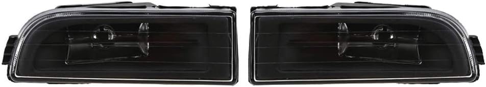 Autohelper Left Right Side Front Bumper Fog Lights without Light Bulb Included Replacement For 7 Series E38 Sedan 728i 730i 740i 740iL 750i 1995-2001 2pcs