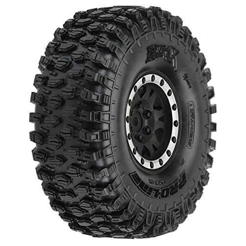 Pro-line Racing 1/10 Hyrax Predator F/R 1.9" montado 12mm Blk/Slvr Impulse (2), PRO1012812 Cover