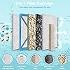 Jeekocaso 16Pack Large Filter Cartridges Replacement Compatible with Aqueon QuietFlow LED PRO Size 20,30,50,75/Power Filter Size 20,30,50,55/75, E Internal 40 and Canister (Extra 12Pcs Filter Pads) #3