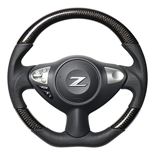 REAL(レアル)ステアリング【フェアレディZ(Z34)】ブラックカーボン NSB-BKC-BK-Z34