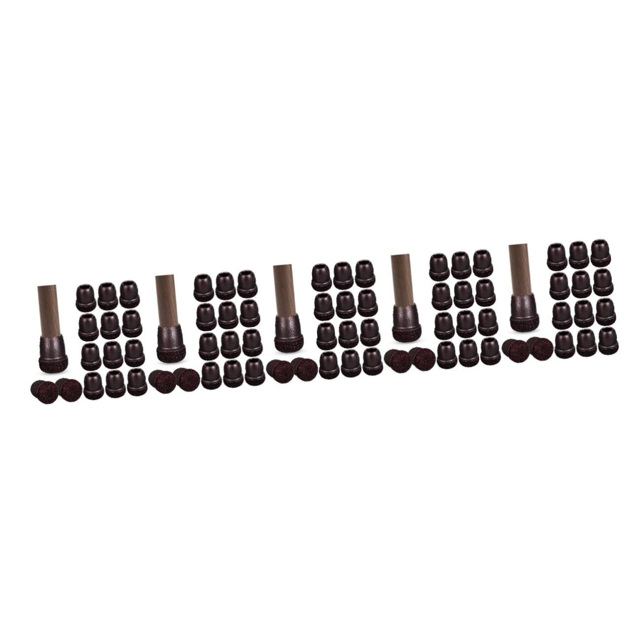 5 Series Funda para Patas De Silla De Suelo para Patas De Silla Almohadillas Redondas De Fieltro para De Muebles De Suelo 16 Piezas x 5