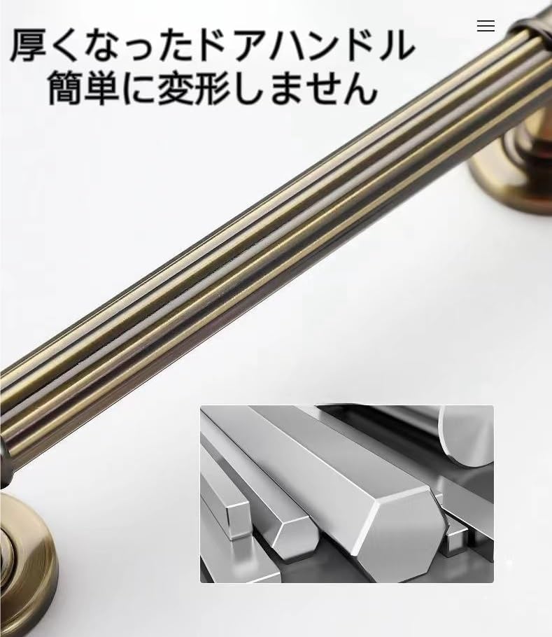 Aooseet リビングルームドアハン レトロドアハンドル ドア 木製ドア ハンドル 新しい中国風の高級木製ドアハンドル 別荘 ホテ