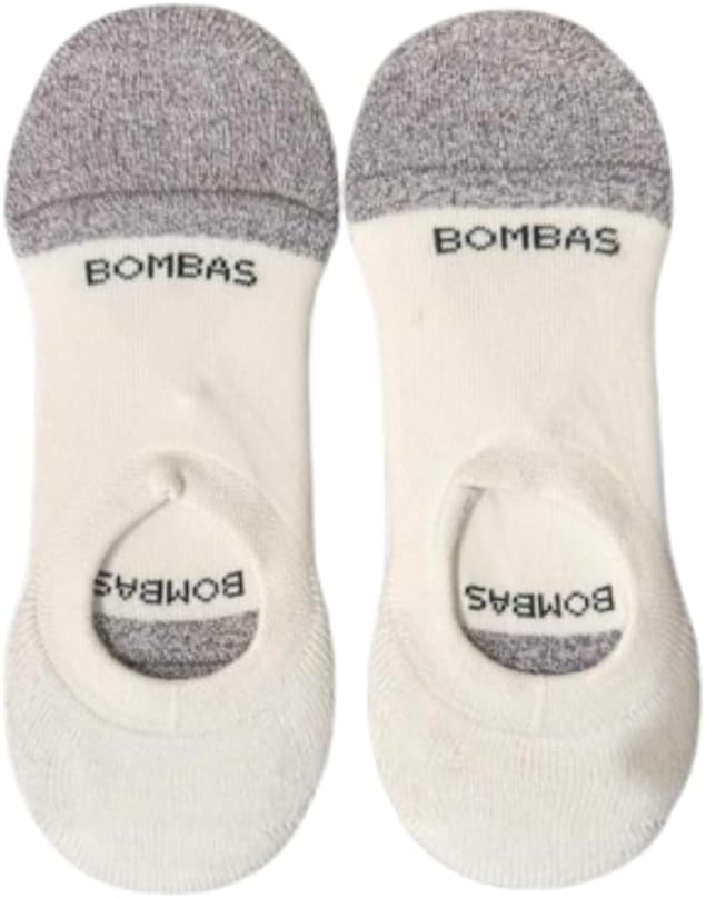2 PACK Womens Cushioned No Show Socks,(White,Medium)