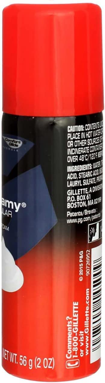 Gillette Foamy Shave Cream Regular 2 Ounce (12 Pack)