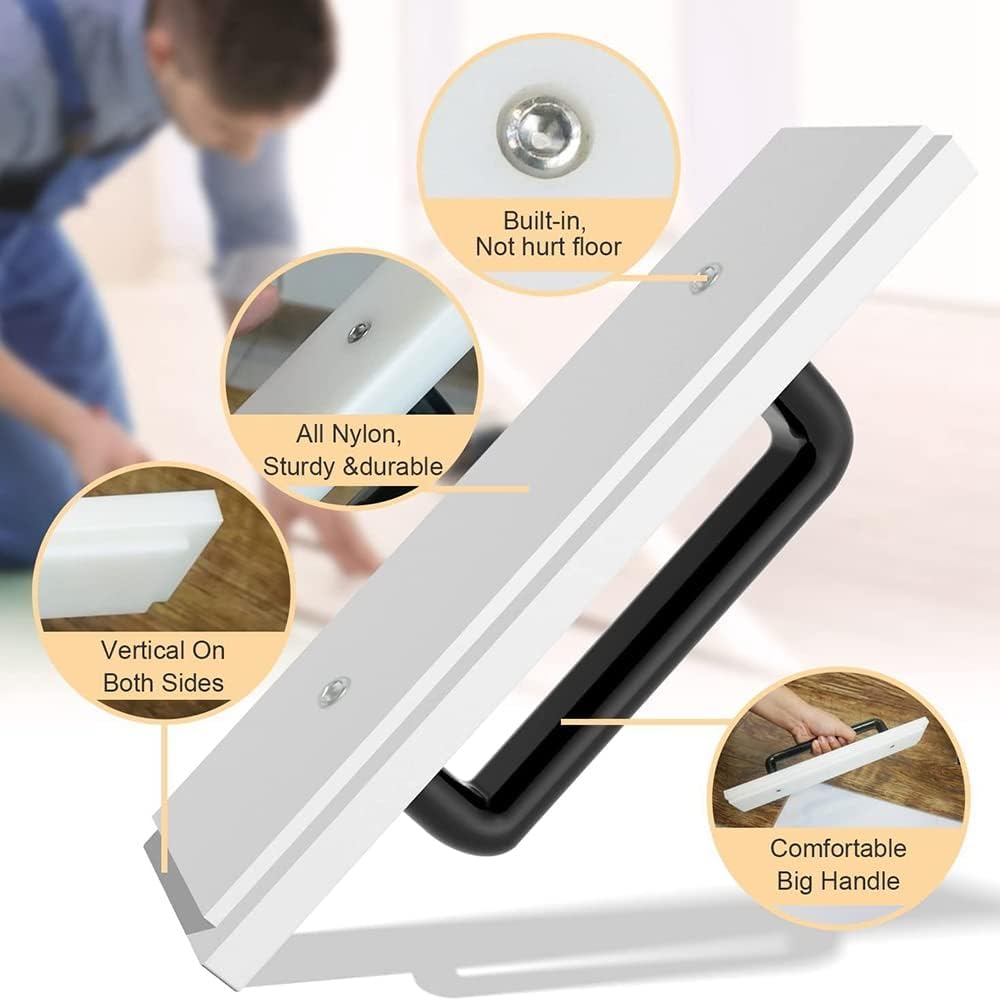 Aldaba de nailon con de 200 mm, accesorios de instalación para suelos de madera profesional