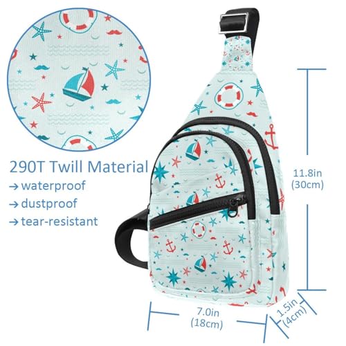 Mochila cruzada ligera de 30x18cm ideal para excursiones al aire libre 5