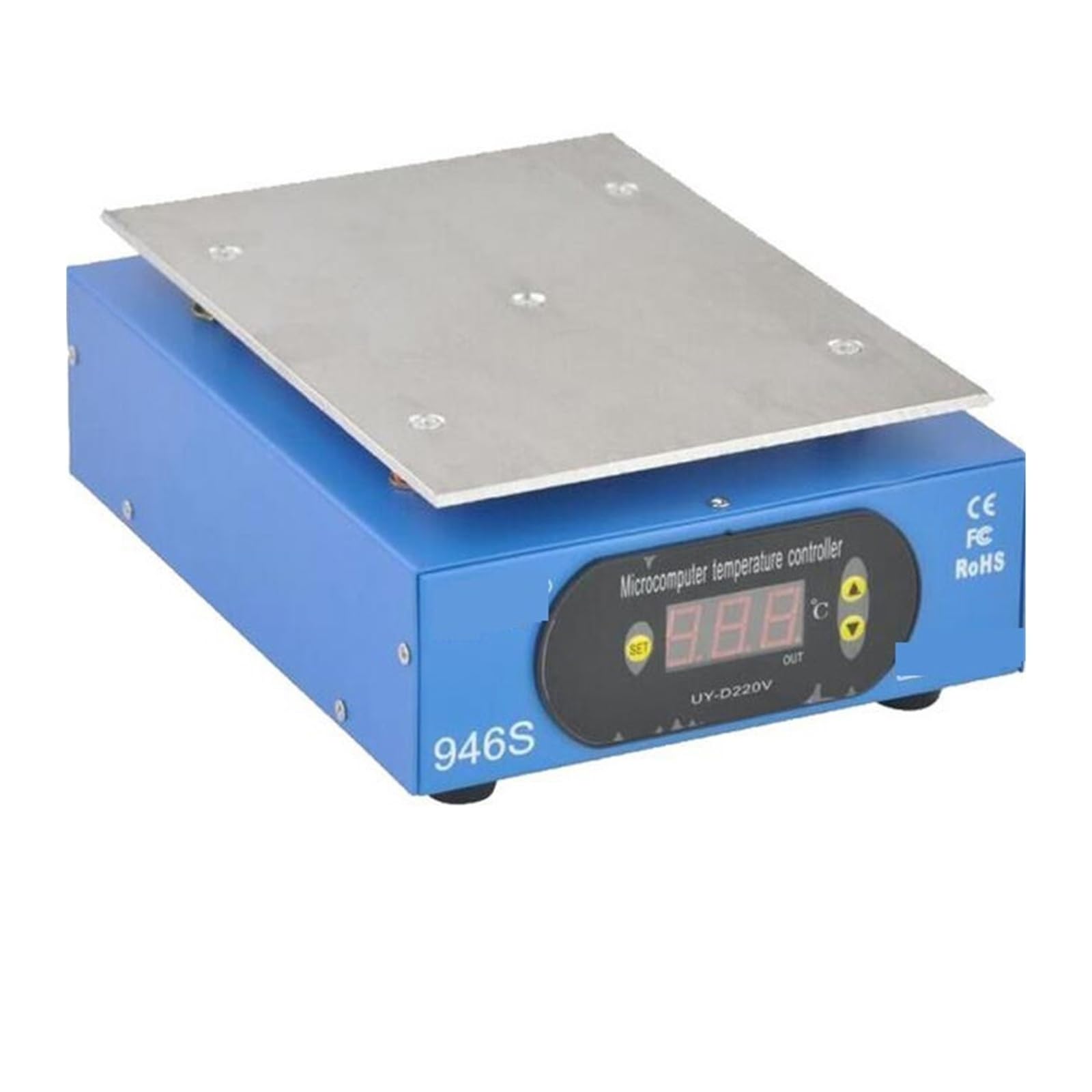 Vorwärmstation, 946S Vorheizstation 400W 140X200mm Vorwärmer Digitale Plattform Heizplatte for Telefon LCD-Bildschirm Separator Maschine