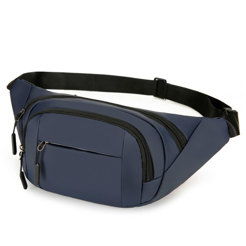 Marsupio da Uomo Marsupio da uomo Borsa a tracolla casual esterno per L'uso Quotidiano(Blu)