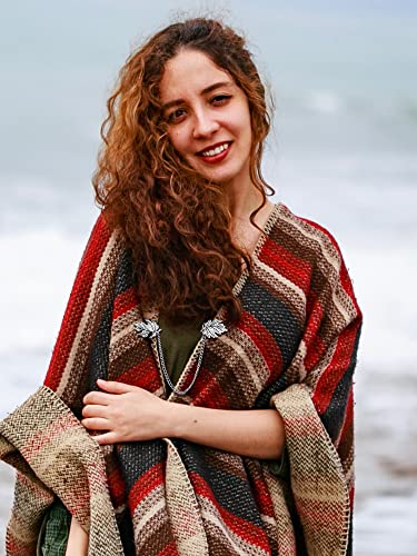 4 Pieces Vintage Sweater Shawl Chain Clips Retro Cardigan Collar Chain Shirt Dresses Brooch Clips for Women Girls(Classic Style)2