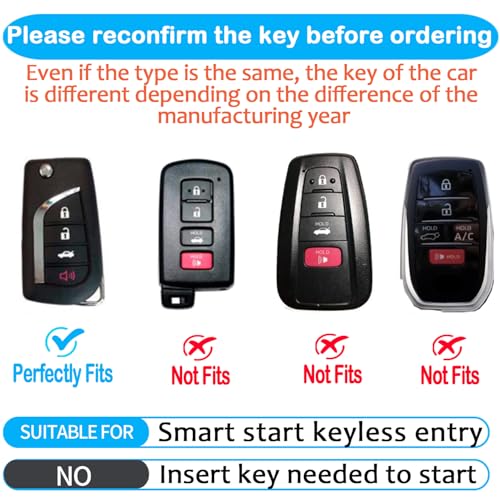 Coque de clé pour Toyota étui protection complète boîtier télécommande auto - 2