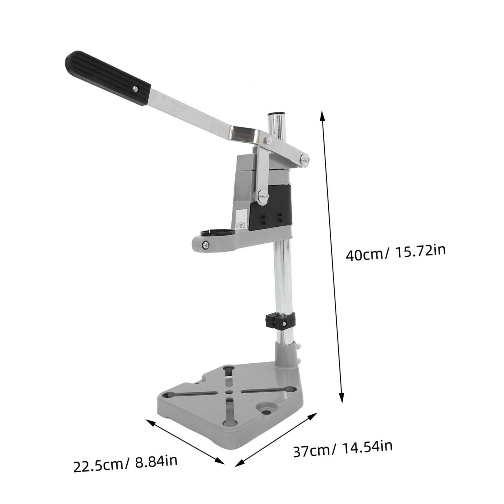 iplusmile Supporto Per Trapano Colonna Supporto Da Tavolo Per Trapano Manuale Adattatore Portatile Per Utensile Elettrico Robusto e Stabile Per Lavoro Sicuro