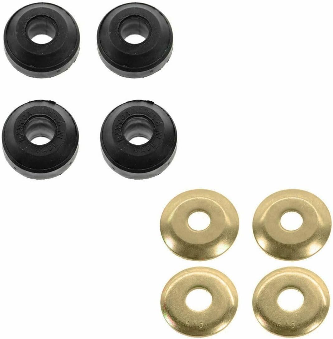 Front Frame Stay Strut Rod Bushing Left Right Pair Fits 1928520566, Direct Replacement