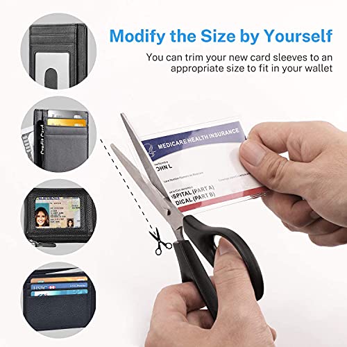 Wbszds 10 Pack New Medicare Card Holder Protector Sleeves,10 Mil Clear Pvc Water Resistant Medicare Card Protectors Sleeves For New Medicare Card,Social Security Card Protector Business Cards #TOP6