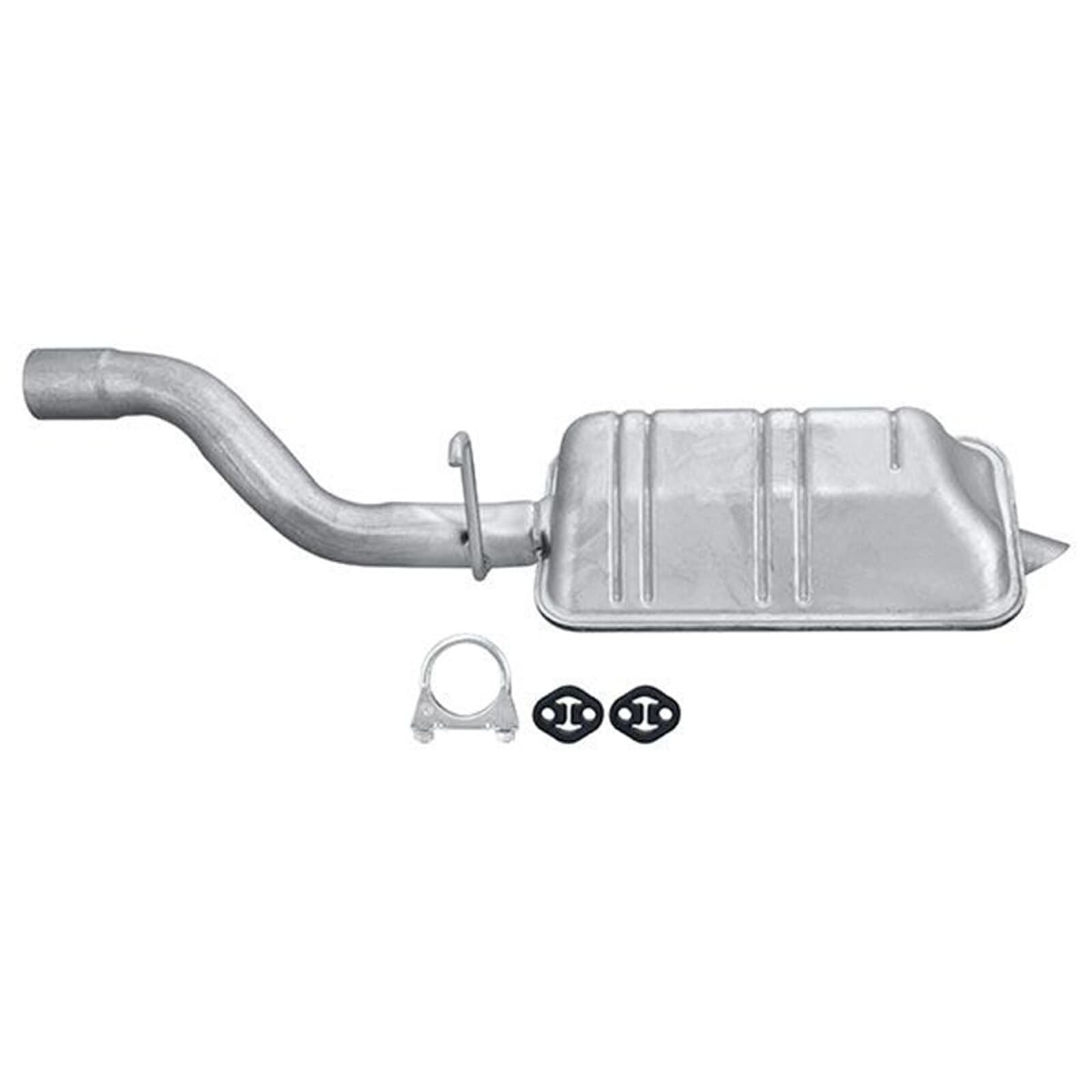 HELLA 8LD 366 033-241 Silenciador posterior - Easy2Fit Kit - posterior - 1 pieza - Juego con accesorios de montaje