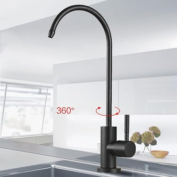 Water Filter Faucet Kitchen Faucets Single Cold Reverse Osmosis Faucet Single Handle Kitchen Faucet Kitchen Faucet-Black