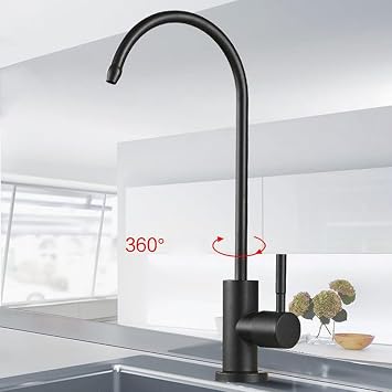 Water Filter Faucet Kitchen Faucets Single Cold Reverse Osmosis Faucet Single Handle Kitchen Faucet Kitchen Faucet-Black