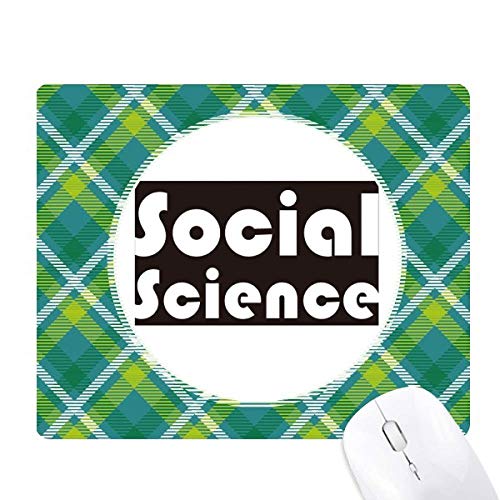 Tapis de souris social science noir pour réviser vos principaux cours