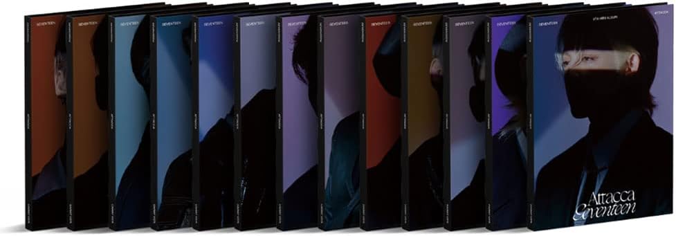 PLEDIS, Seventeen ATTACCA CARAT Ver 9th Mini Album [Incl. Transparent Photocard, Photocard Sleeve] (Random ver), PLD0102