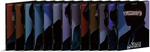 Seventeen ATTACCA CARAT Ver 9 Mini álbum Incluye tarjeta fotográfica transparente, funda para tarjeta fotográfica (ver al azar), PLD0102