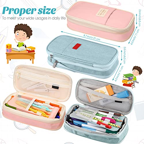 Crtiin 10 Pack Big Capacity Pencil Case Large Storage Pencil Pouch Office College School Pencil Bag Pencil Holder Pouch For Students Teen Girls Boys Men Women #TOP2