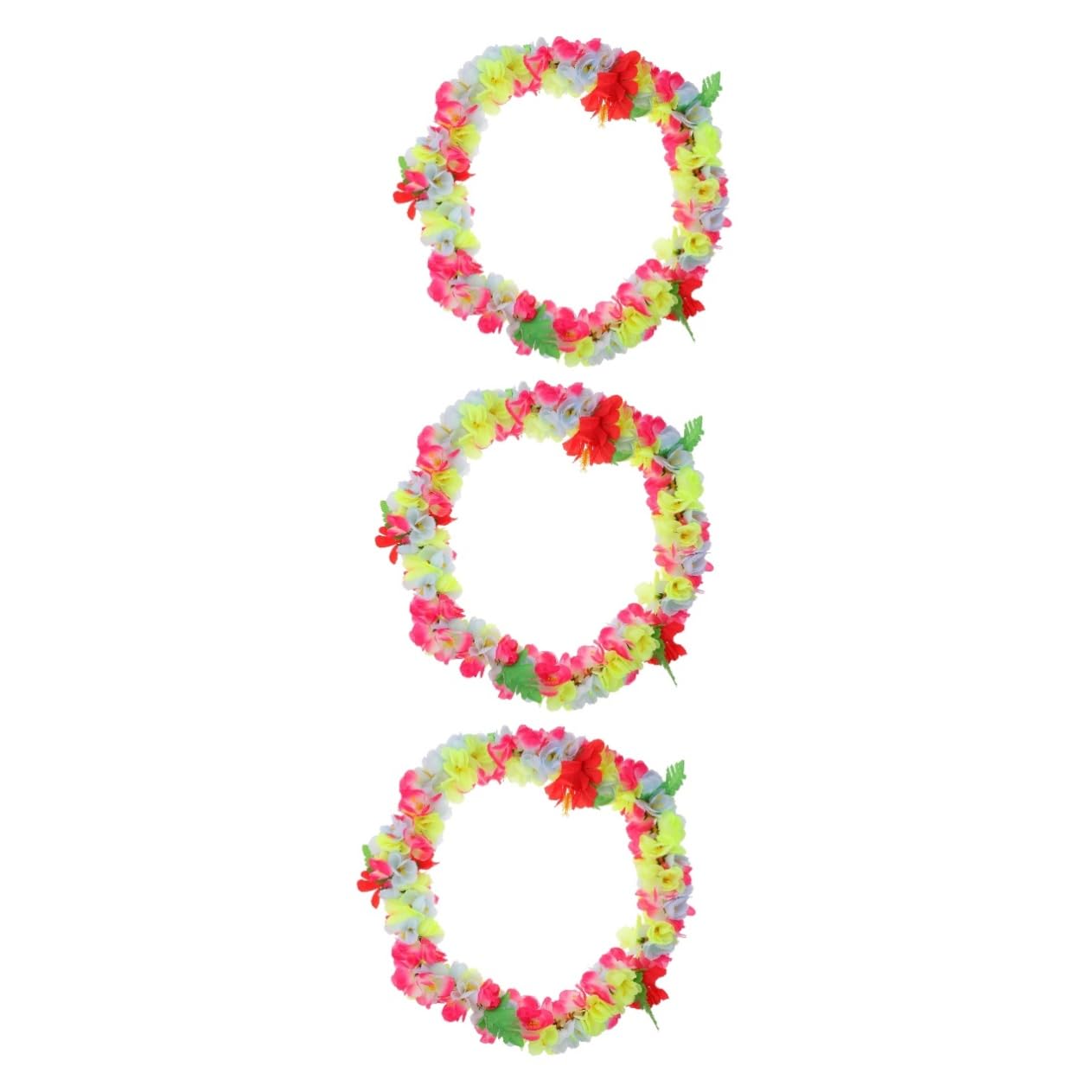 Collier tropical de fleurs pour mariage à la plage et accessoires de photographie Luau