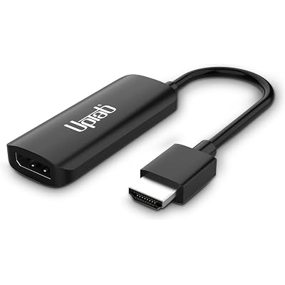 uptab HDMI to DisplayPort Adapter 8K, HDMI 2.1 to DP 1.4 for HDMI Equipped Systems to Connect to DisplayPort Monitors - Compatible with PS5 Xbox One/X/S and PlayStation 5 and More