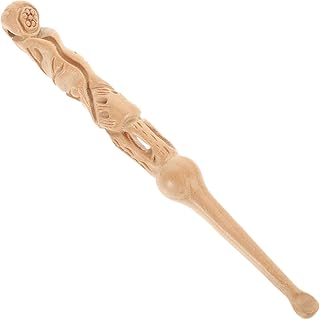 Wooden Ear Scoop Multipurpose Earwax Removal Tool Carved Portable Ear Cleaner Spoon and Wax Extraction in Home Use