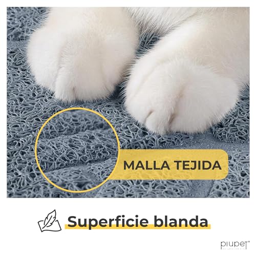Miniatura 6 de Piupet Alfombra Gatos Arenero I 90x60cm I Extra Grande I Gatos Accesorios I Alfombra Arena Gatos Alfombra Arenero Gatos Alfombra Gato Tapete Gato Alfombra Para Arenero De Gato