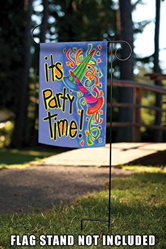 Toland Home Garden 111168 Party Poppers Party Flag 12X18 Inch Double Sided Party Garden Flag For Outdoor House Flag Yard Decoration #TOP3