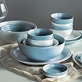 Steinzeug Dinner Set Retro-Muster, strukturierte Nudeln, Sie können Beilagen, Snacks, Taxi im Stil eines Regennamens auf den Teller legen, Keramikgeschirr