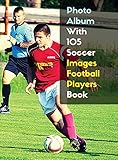 Photo Album With 105 Soccer Images Football Players Book - Black And White Photography - High...
