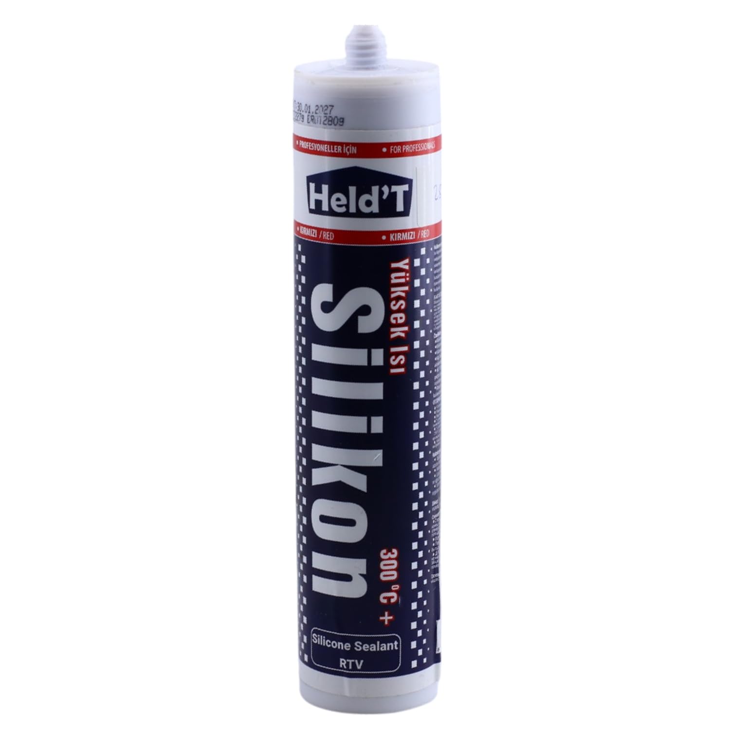 Yüksek Isıya Dayanıklı Kırmızı Silikon Conta Mastik 280 GR Kapı Pencere Pvc Montaj Yalıtım Yapışma