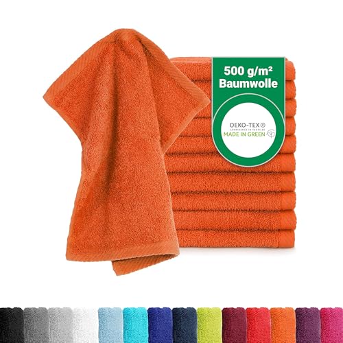 BaSaTex - 10er Pack Seiftücher für Gesichts- & Körperreinigung im Set -...