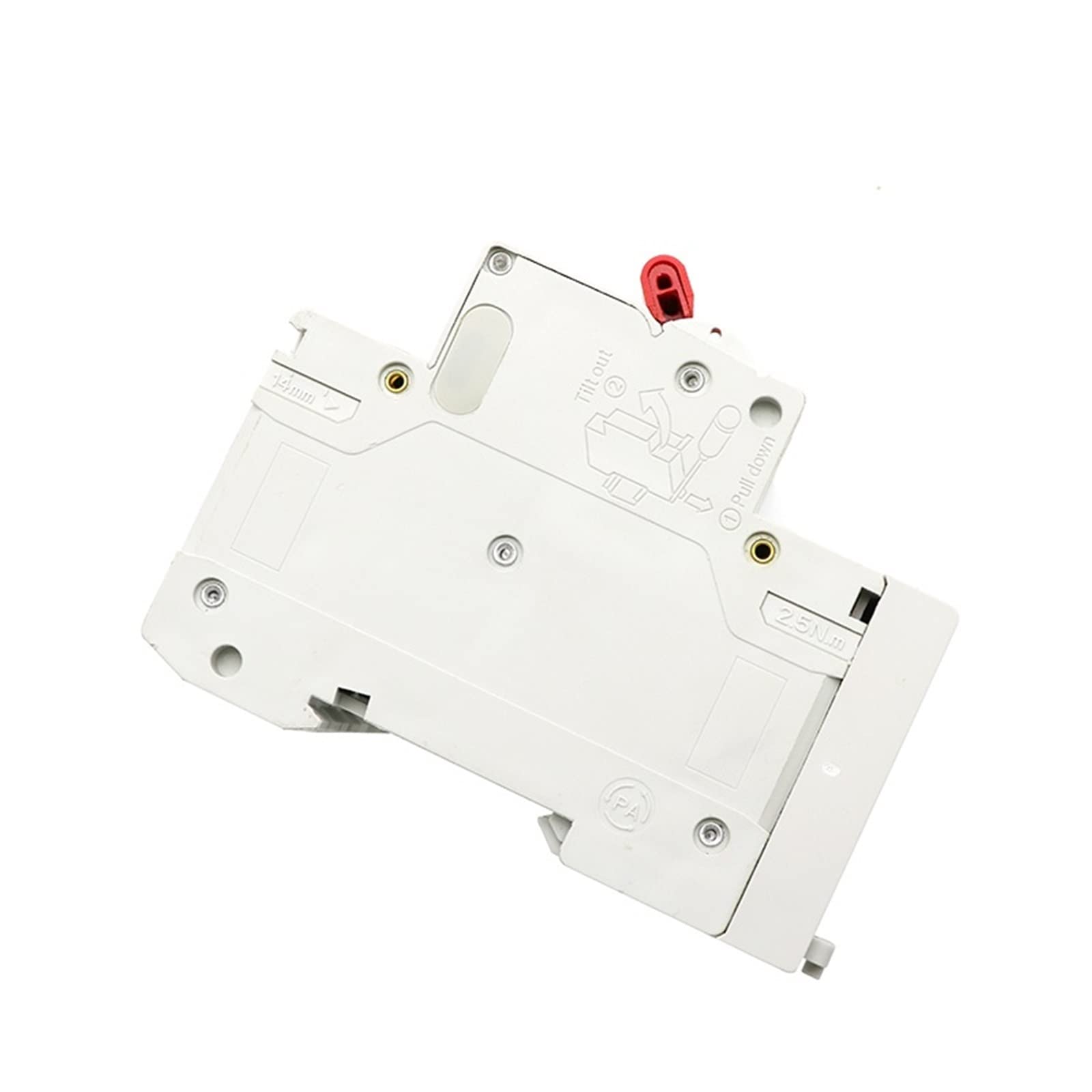 Protector de Arco AFDD AFCI de 220 V, 2 Polos, Detector de Arco, disyuntor, Interruptor de Circuito, protección contra sobrecarga, Fuga a Tierra y Cortocircuito.(63A)