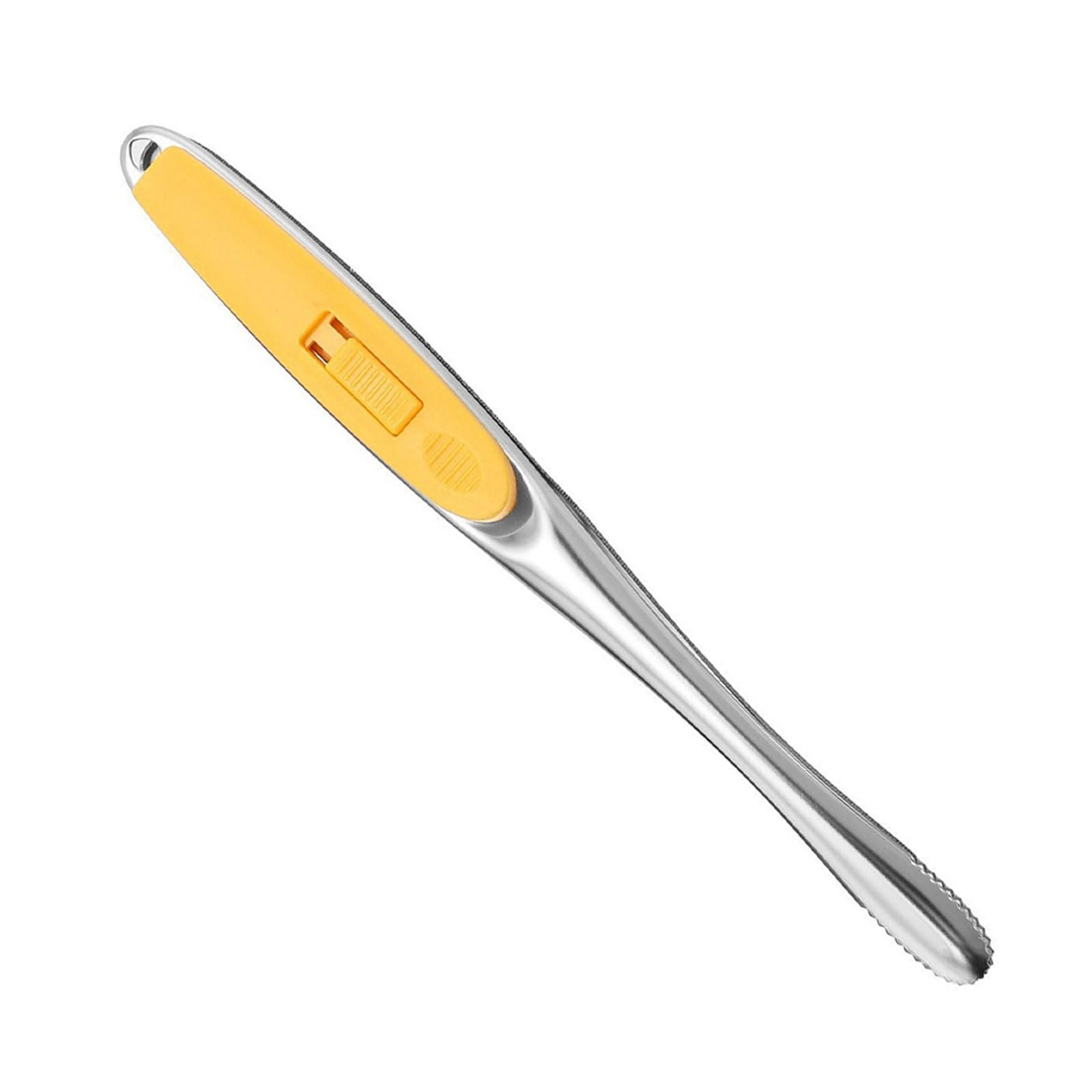 carotoe Stainless Steel BBQ Tongs with Nonslip Grip Kitchen Tool for Grilling Baking and Outdoor Cooking Stainless Steel BBQ Tongs