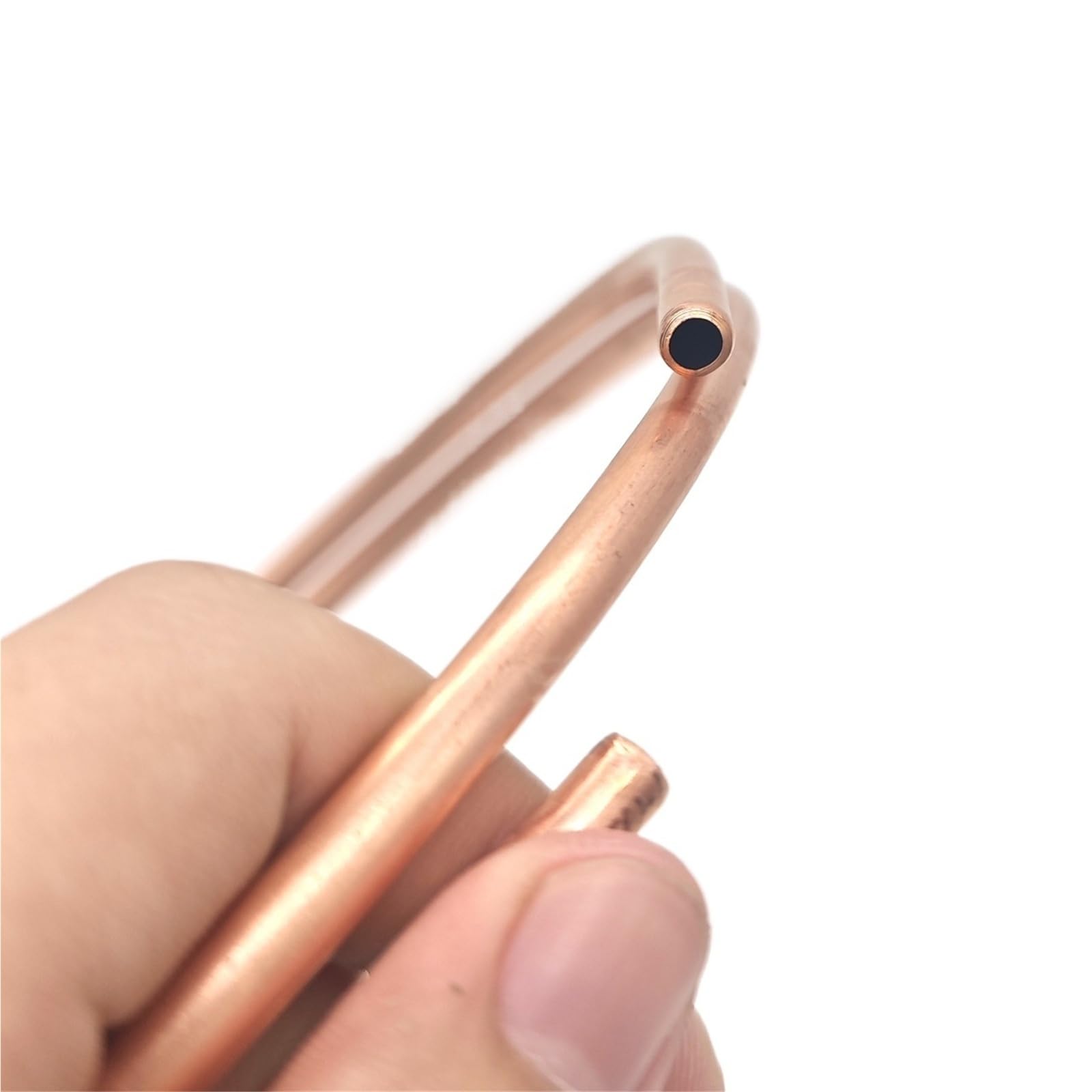 Miękka rura miedziana w zwoju, Rura kapilarna miedziana 1 metr, różne rozmiary do klimatyzacji i chłodnictwa(10x1.5mm)