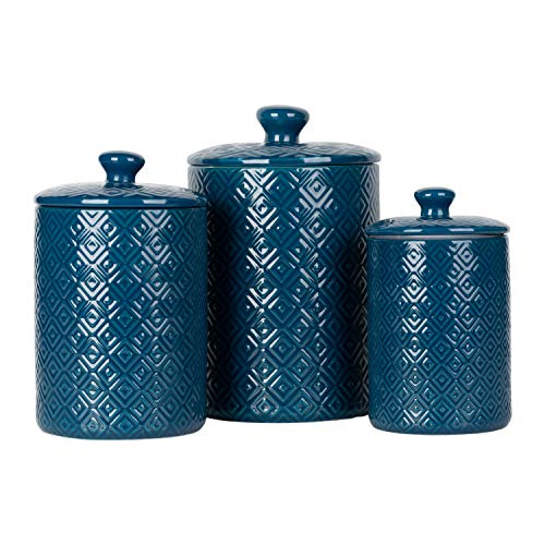 Strawberry Street Blue Canisters