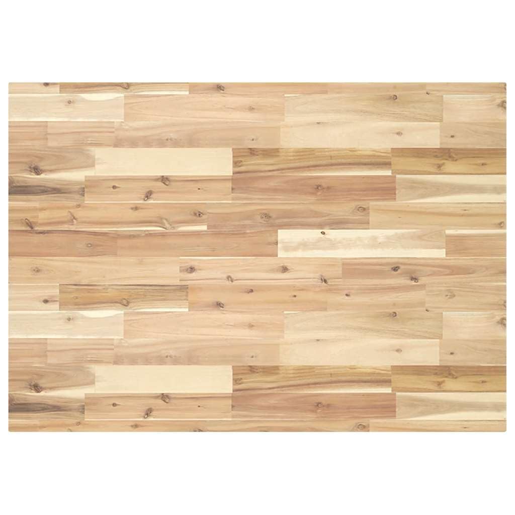 vidaXL Schreibtischplatte Unbehandelt 120x70x4 cm Massivholz Akazie, Arbeitsplatte, Küchen Arbeitsplatte, Ersatztischplatte, Tischplatte