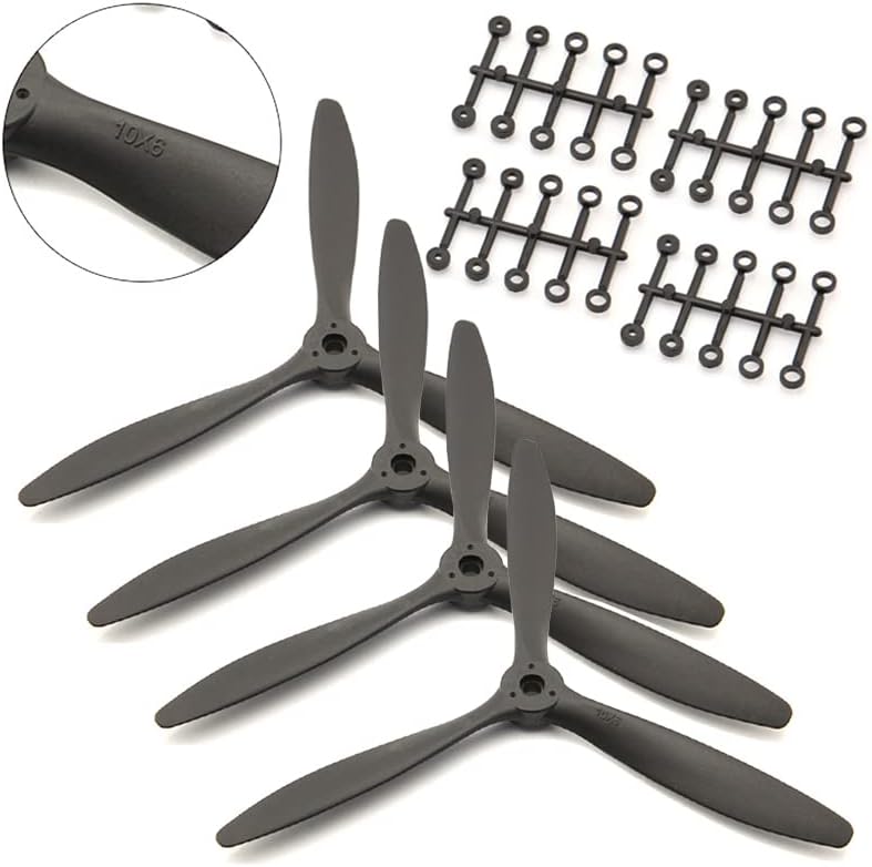 ドローンアクセサリー ドローンプロペラ8060 9060 1060 1170効率3ブレードプロペラスピナー1/2/4pcs3つのブレ