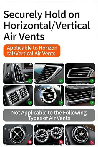 Woniyal Porta Cellulare Da Auto Per Peugeot Expert 3.Generation Bj Ab 2016, Operare Con Una Sola Mano,Supporto Smartphone 360°,Aspetto In Fibra Di Carbonio - 6