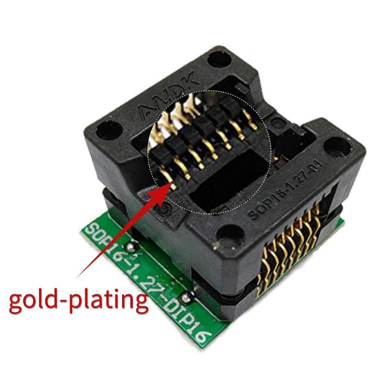 Amazon.com: SOP16 SOIC16 SO16 to DIP16 Programming Socket Pin
