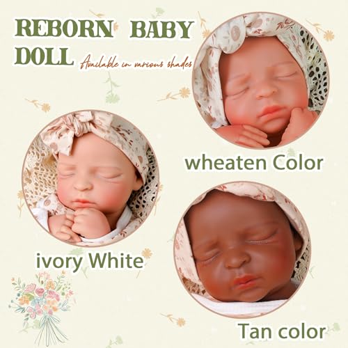 Muñeca Reborn Bebé Silicone Realista 44 cm miniatura 5