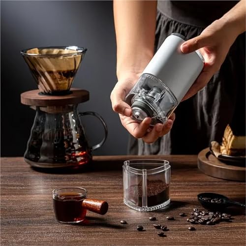 Moulin à café électrique portable mini format noir pour cuisine - 4